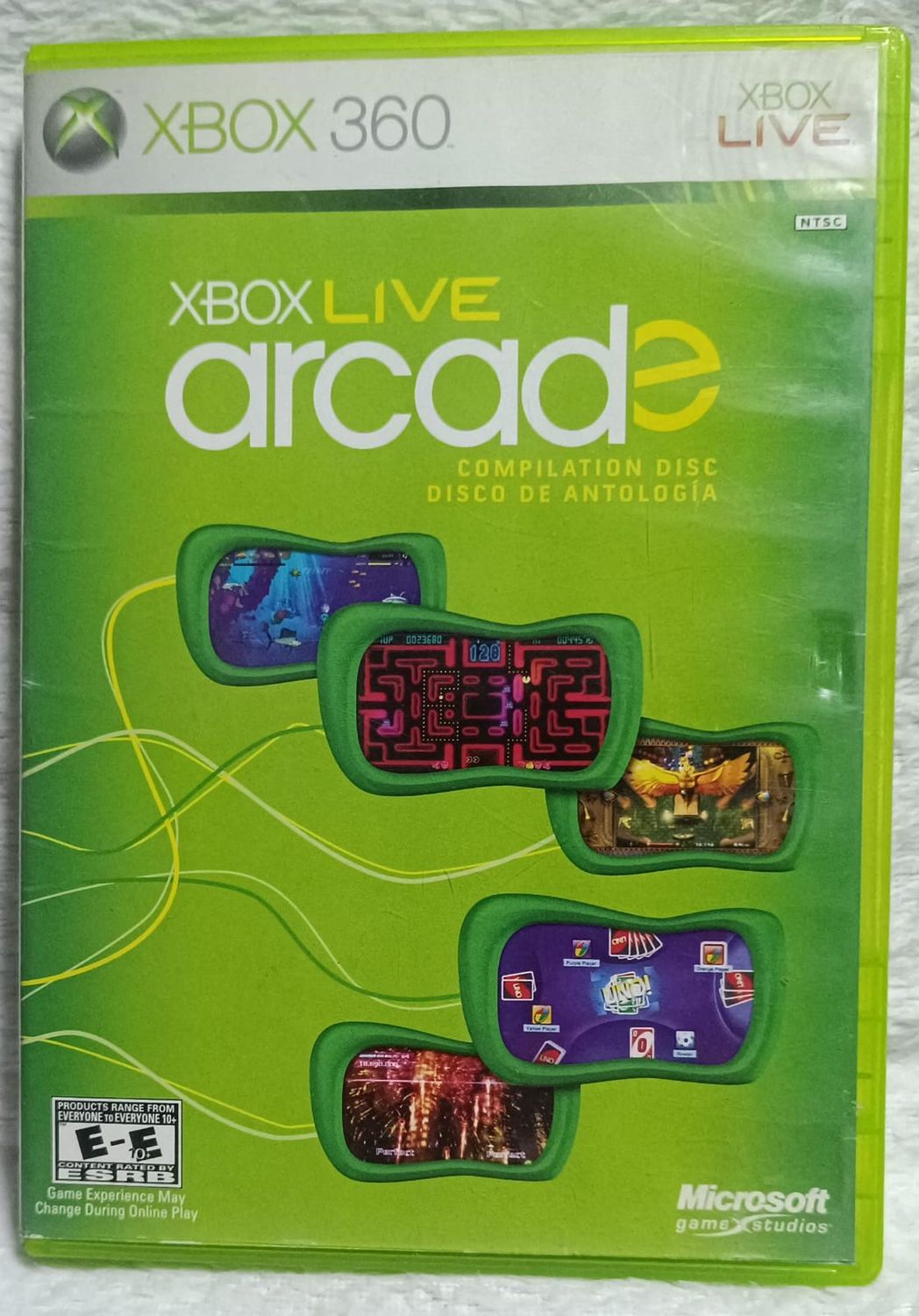NELA-p, Live Arcade Compilation Xbox  para Xbox 360. Sin Manuales.