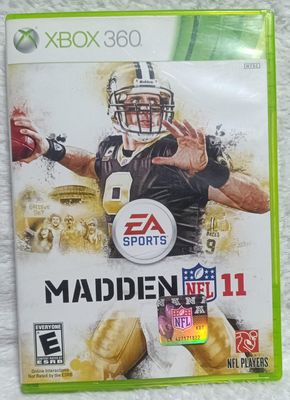NELA-p, Madden NFL 11 Xbox 360. Con Manuales.