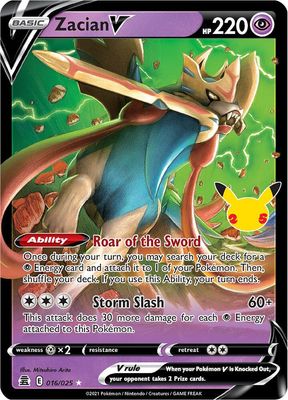 Zacian V - Celebrations (CLB) Celebrations