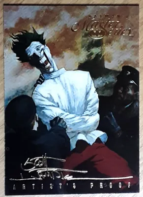 1995 Batman Master Series Artist Proof Card 88 BACK TO ARKHAM.