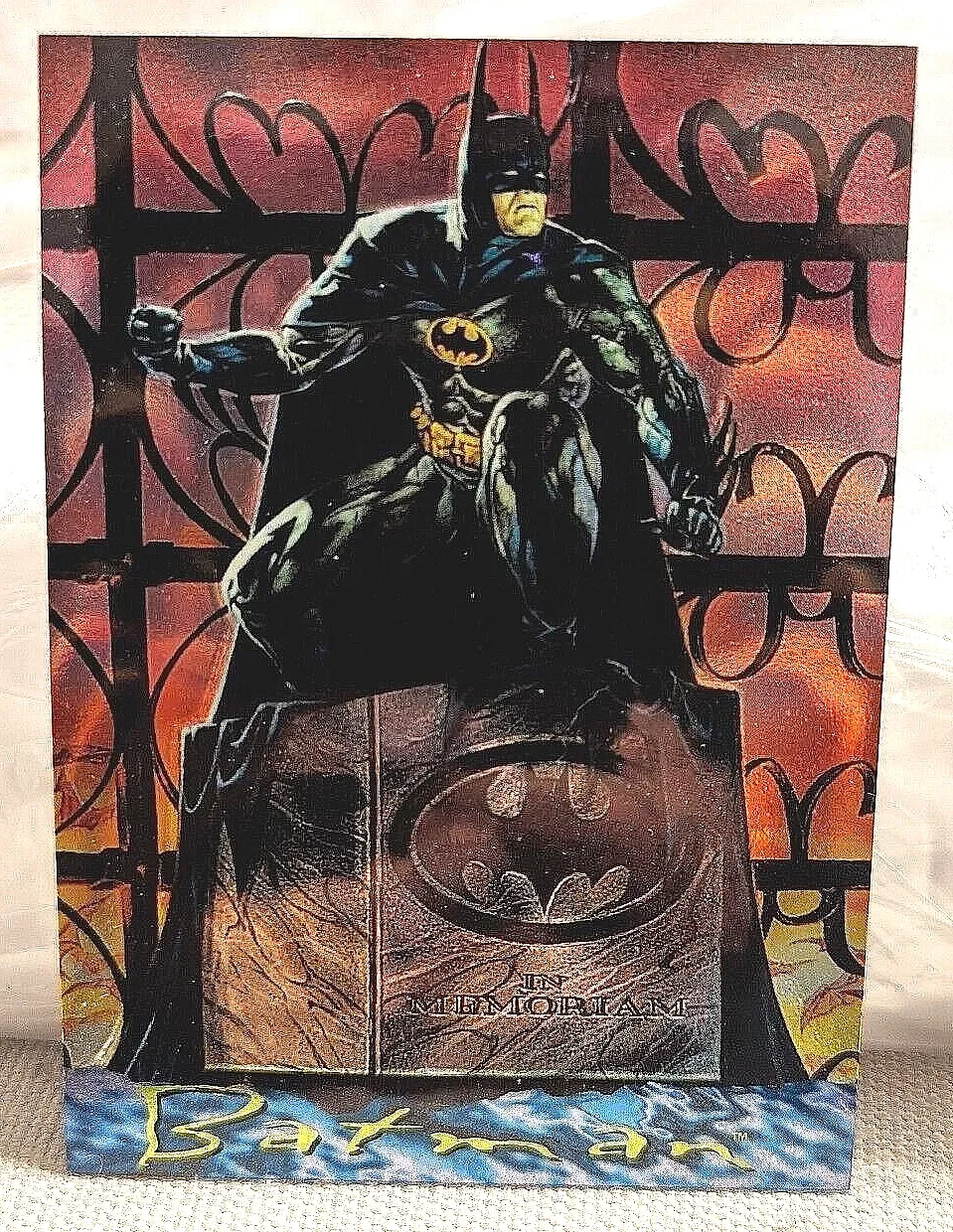 Skybox 1995 DC Batman Master Series - Dorman Chromium Chase Card #1