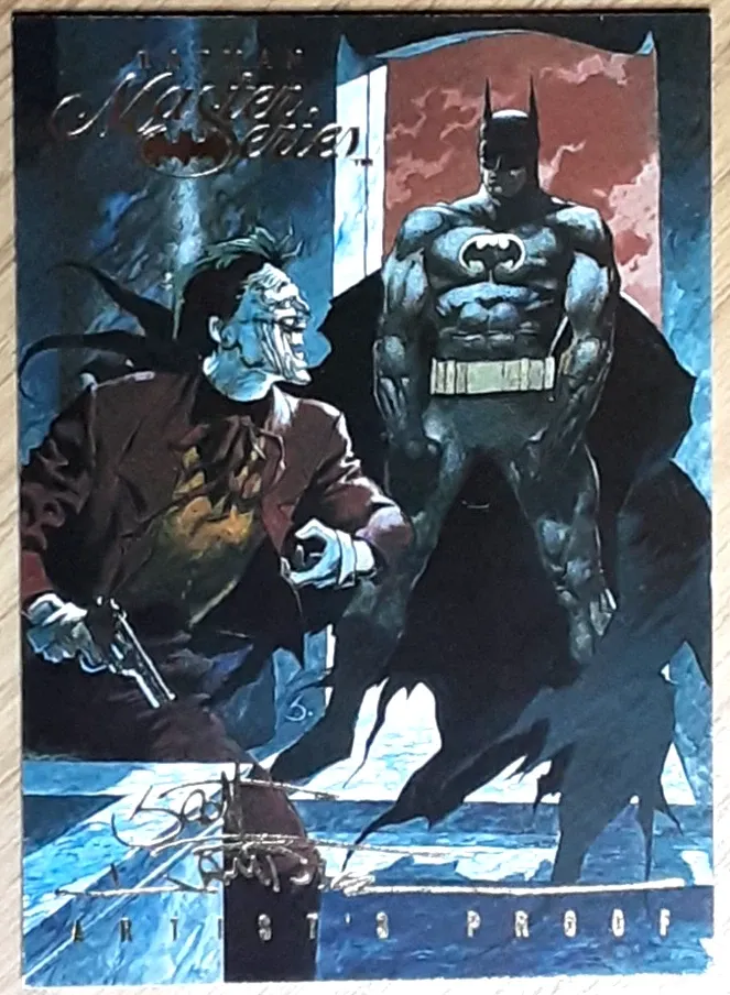 1995 Master Series Artist Proof Card 85 THE BAT IS DEAD, LONG LIVE THE BAT.