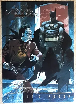 1995 Master Series Artist Proof Card 85 THE BAT IS DEAD, LONG LIVE THE BAT.