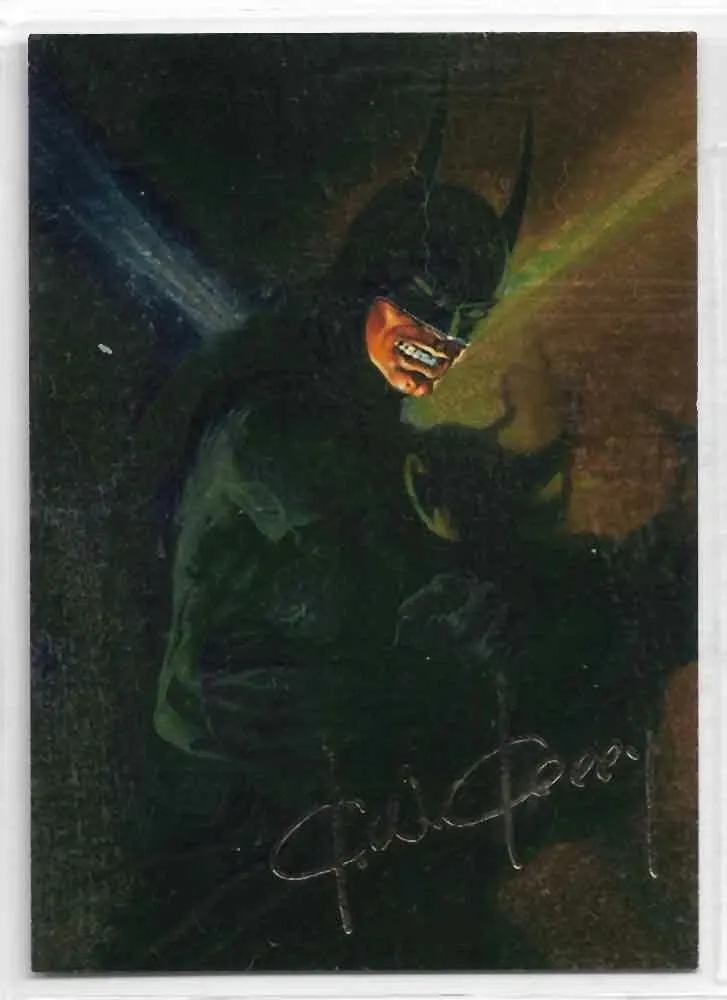 1995 Skybox Batman Master Series Ken Kelly Spectra Etch Foil Insert Card No. 1