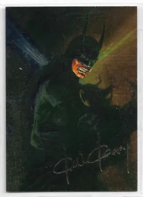 1995 Skybox Batman Master Series Ken Kelly Spectra Etch Foil Insert Card No. 1