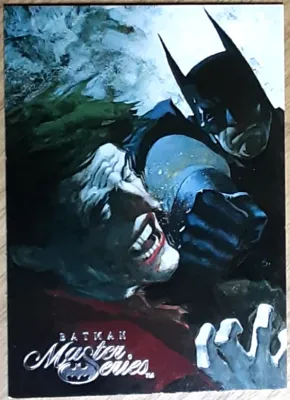 1995 Batman Master Series Card 86 SNAPPED TRAP.