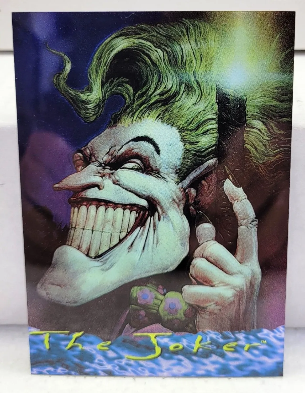 Skybox dc Batman Master Series THE JOKER #2 of 2 CHROME Chase Insert 1995