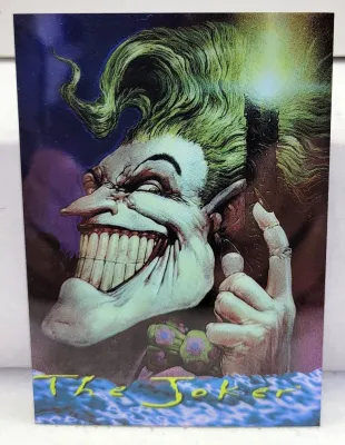 Skybox dc Batman Master Series THE JOKER #2 of 2 CHROME Chase Insert 1995