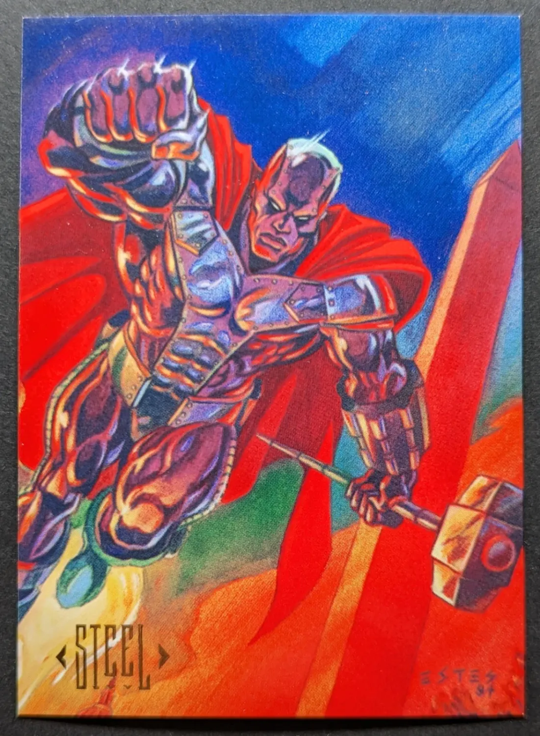 Steel 1994 DC Universe Skybox Master Series Card #4