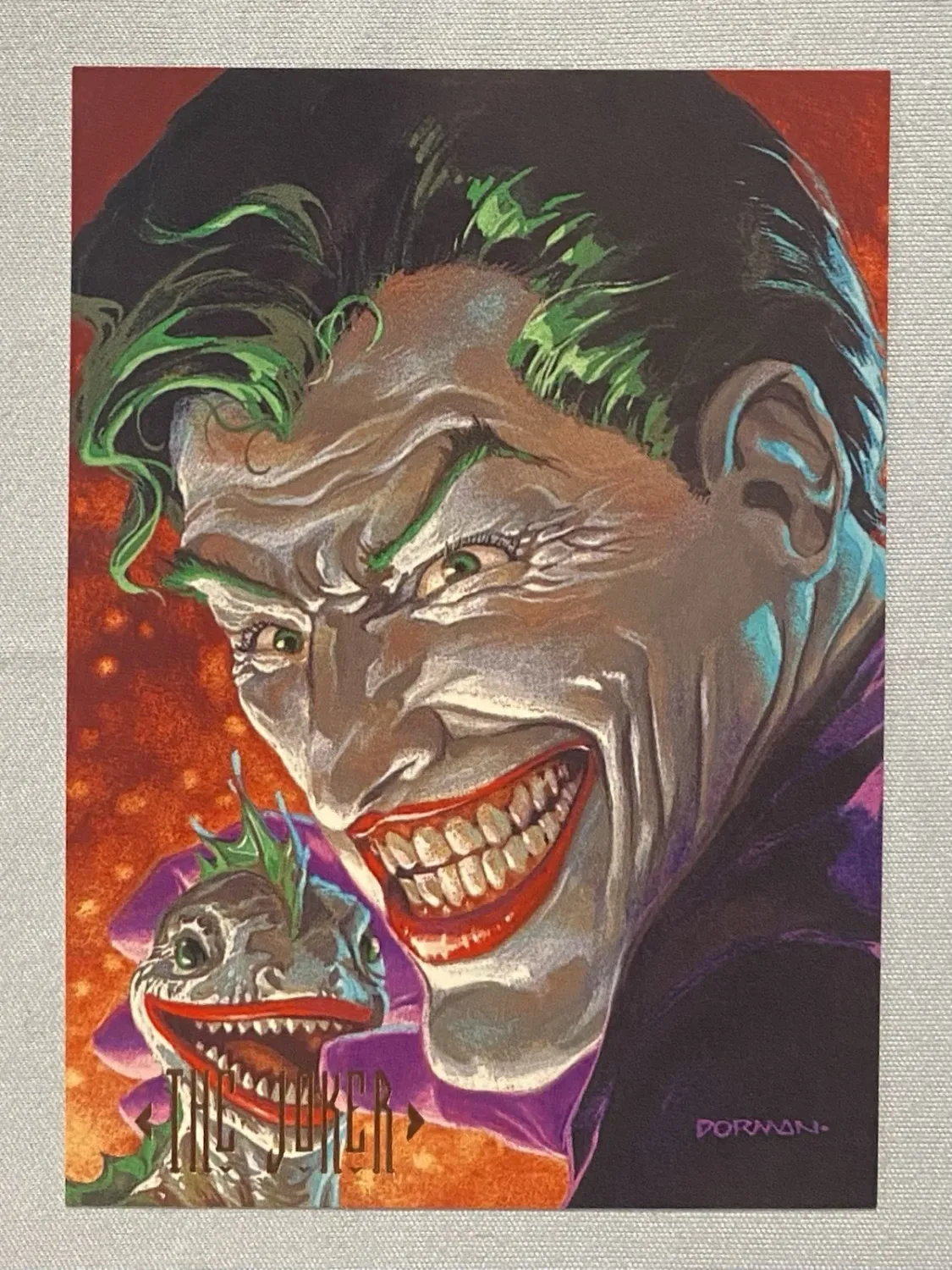 The Joker 1994 DC Universe Skybox Master Series Card #33