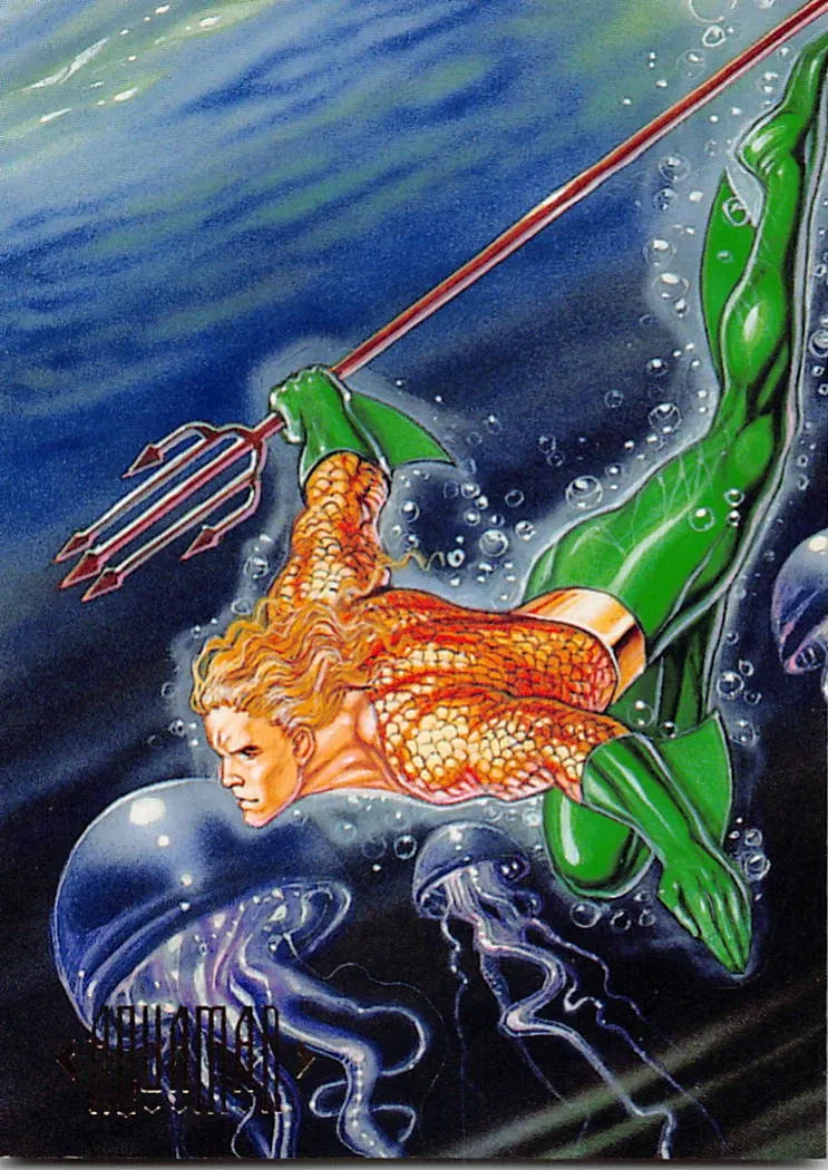 1994 SkyBox DC Master Series #70 Aquaman