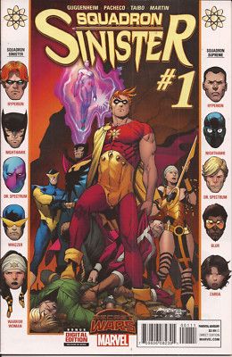 NELA-k,  Squadron Sinister Comic Issue 1 Ingles