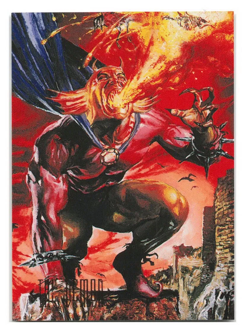 1994 SkyBox DC Master Series #56 The Demon
