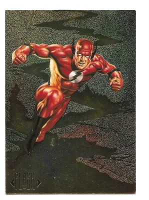 1994 DC MASTER SERIES DOUBLE SIDED SPECTRA CHASE CARD DS4 FLASH/REVERSE FLASH
