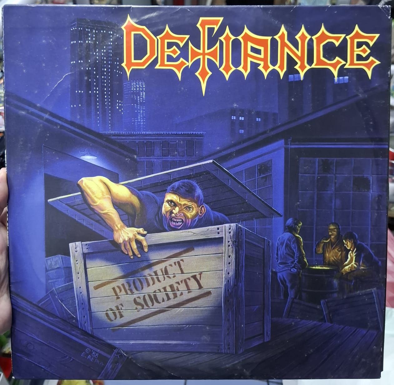BAF1 Defiance LP Product Of Society  LP - Limited Translucent Blue Acetato