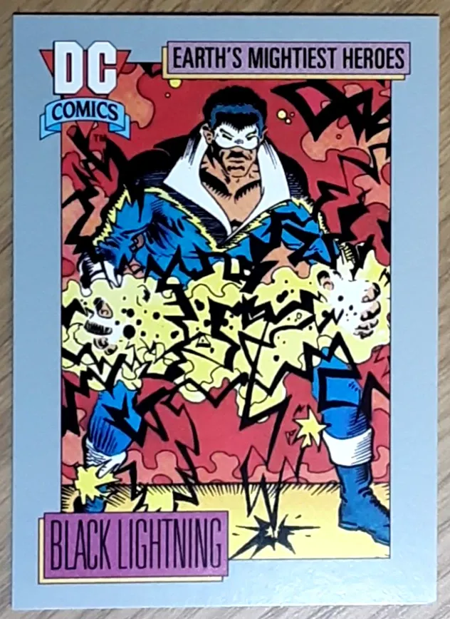 1992 DC Comics Card 35 BLACK LIGHTNING