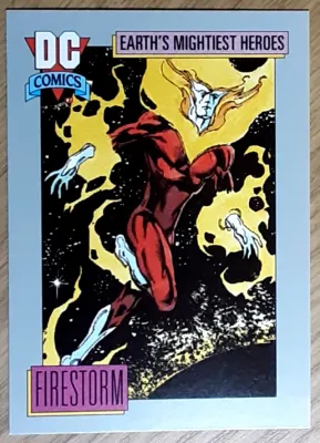 1992 DC Comics Card 50 FIRESTORM