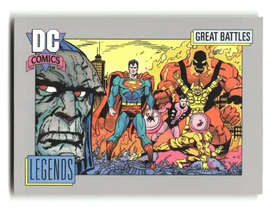 1991 DC Comics Trading Card Great Battles #148 Legends