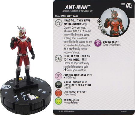 SH Ant-Man #011 Avengers Black Panther and the Illuminati Marvel Heroclix Avengers Black Panther and the Illuminati Singles *Sin Tarjeta*