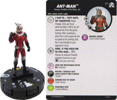 SH Ant-Man #011 Avengers Black Panther and the Illuminati Marvel Heroclix Avengers Black Panther and the Illuminati Singles *Sin Tarjeta*