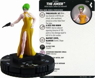 Joker #034 Harley Quinn and the Gotham Girls DC Heroclix DC: Harley Quinn and the Gotham Girls Singles (Sin Tarjeta)