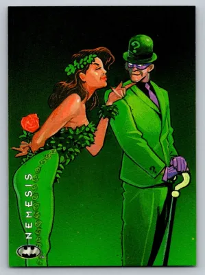 GA 1994 SkyBox Batman- #53 Nemesis, The Riddler / Poison Ivy