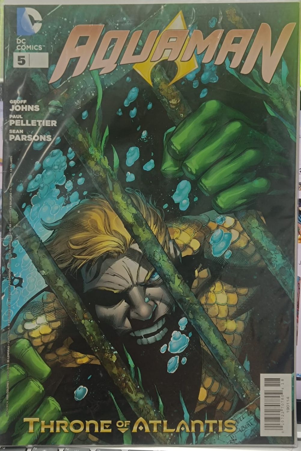NELA-k, Aquaman Comic Issue 5  Throne of Atlantis