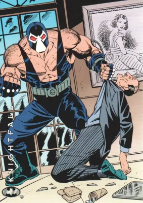 GA 1994 SkyBox Batman Saga of the Dark Knight Card #83 Face Me