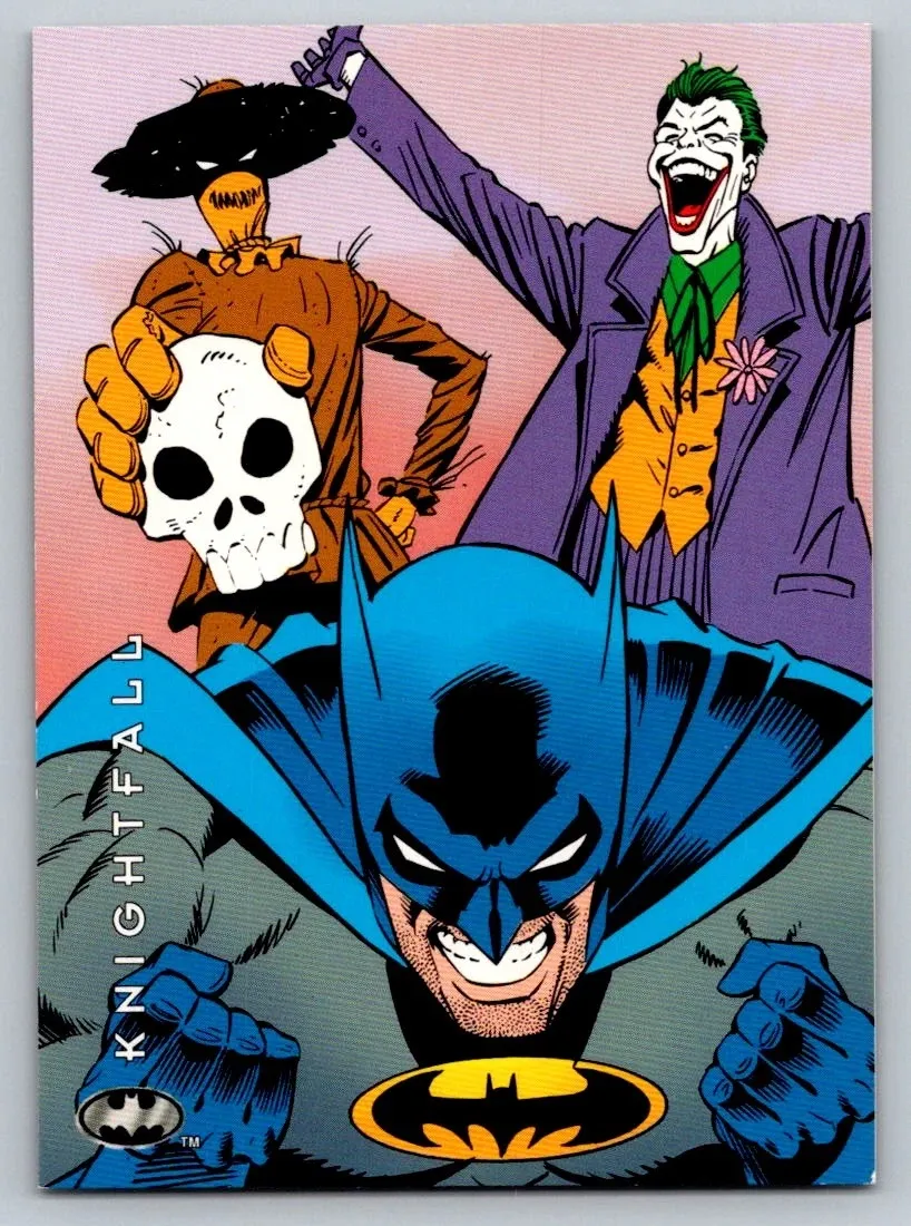 GA 1994 SkyBox Batman - #82 Knightfall, Fear Equals Rage