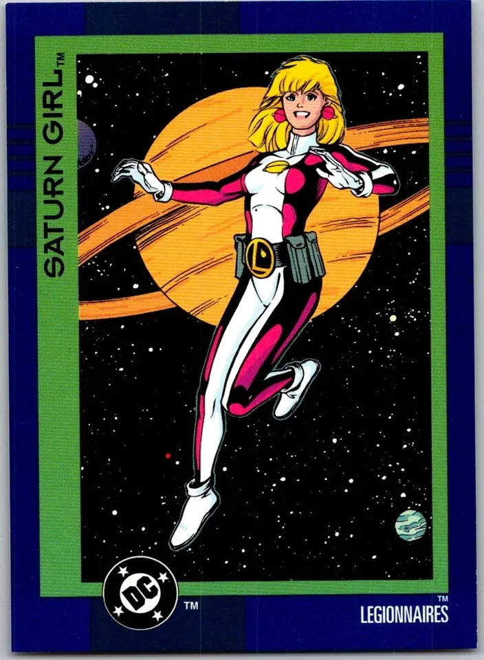 Saturn Girl #83 1993 SkyBox DC Cosmic Teams Card
