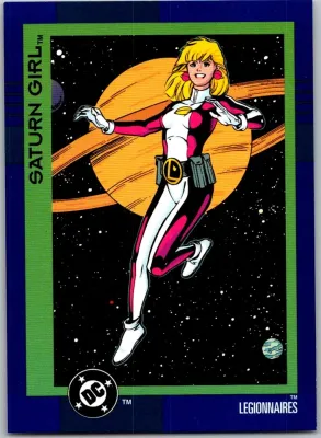 Saturn Girl #83 1993 SkyBox DC Cosmic Teams Card