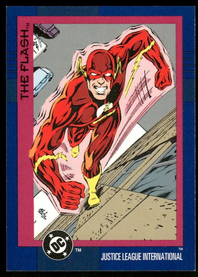 1993 SkyBox DC Cosmic Teams #45 The Flash