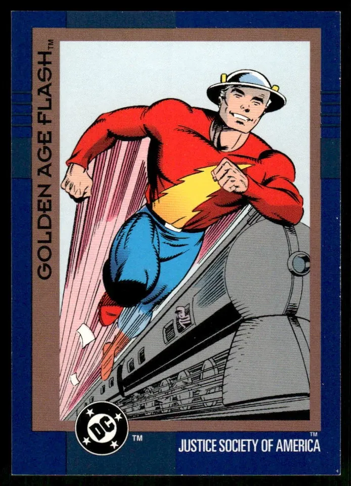 1993 SkyBox DC Cosmic Teams #51 Golden Age Flash