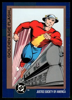 1993 SkyBox DC Cosmic Teams #51 Golden Age Flash