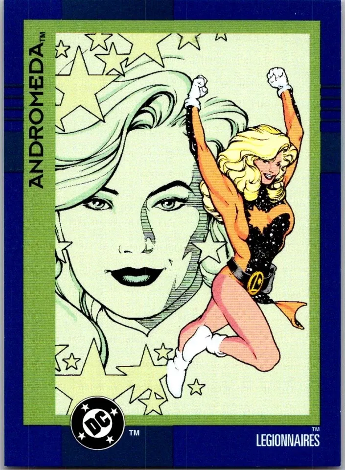 Andromeda #92 1993 SkyBox DC Cosmic Teams Card