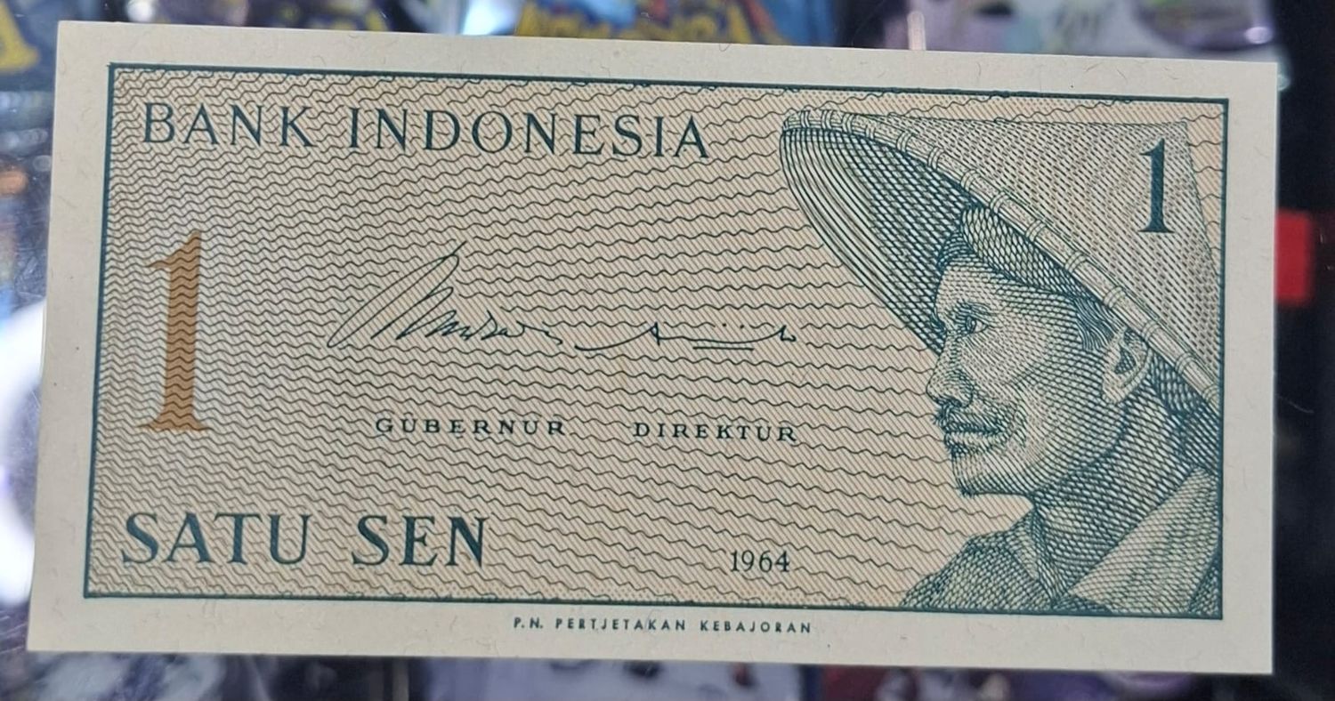SH Indonesia 1 Sen Billete