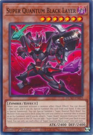 Super Quantum Black Layer - DUAD-EN025 - Common 1st Edition Duelist&#39;s Advance 1st Edition Singles