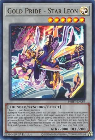 SJ Gold Pride - Star Leon - PHHY-EN089 - Ultra Rare 1st Edition Photon Hypernova 1st Edition Singles (Espanol)