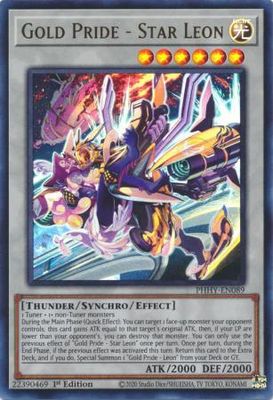 Gold Pride - Star Leon - PHHY-EN089 - Ultra Rare 1st Edition Photon Hypernova 1st Edition Singles (Espanol)