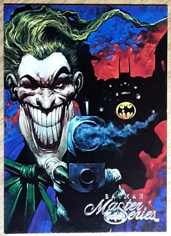 1995 Batman Master Series Card 27 TARGET PRACTICE.