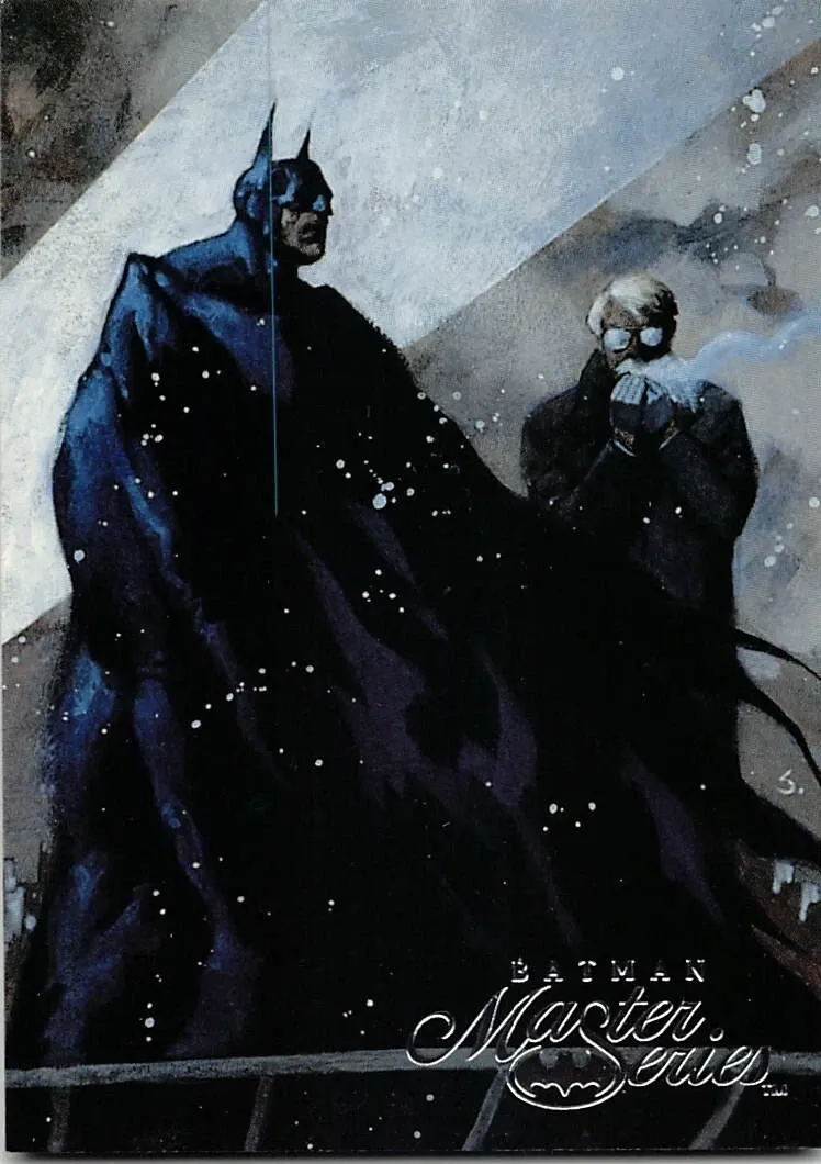 1995 DC Fleer Skybox Batman Master Series #16 Friends.
