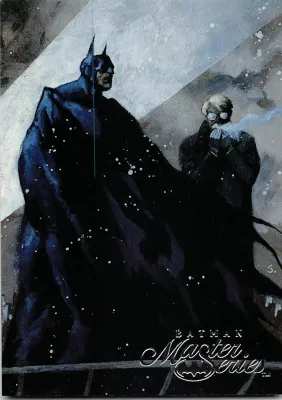 1995 DC Fleer Skybox Batman Master Series #16 Friends.