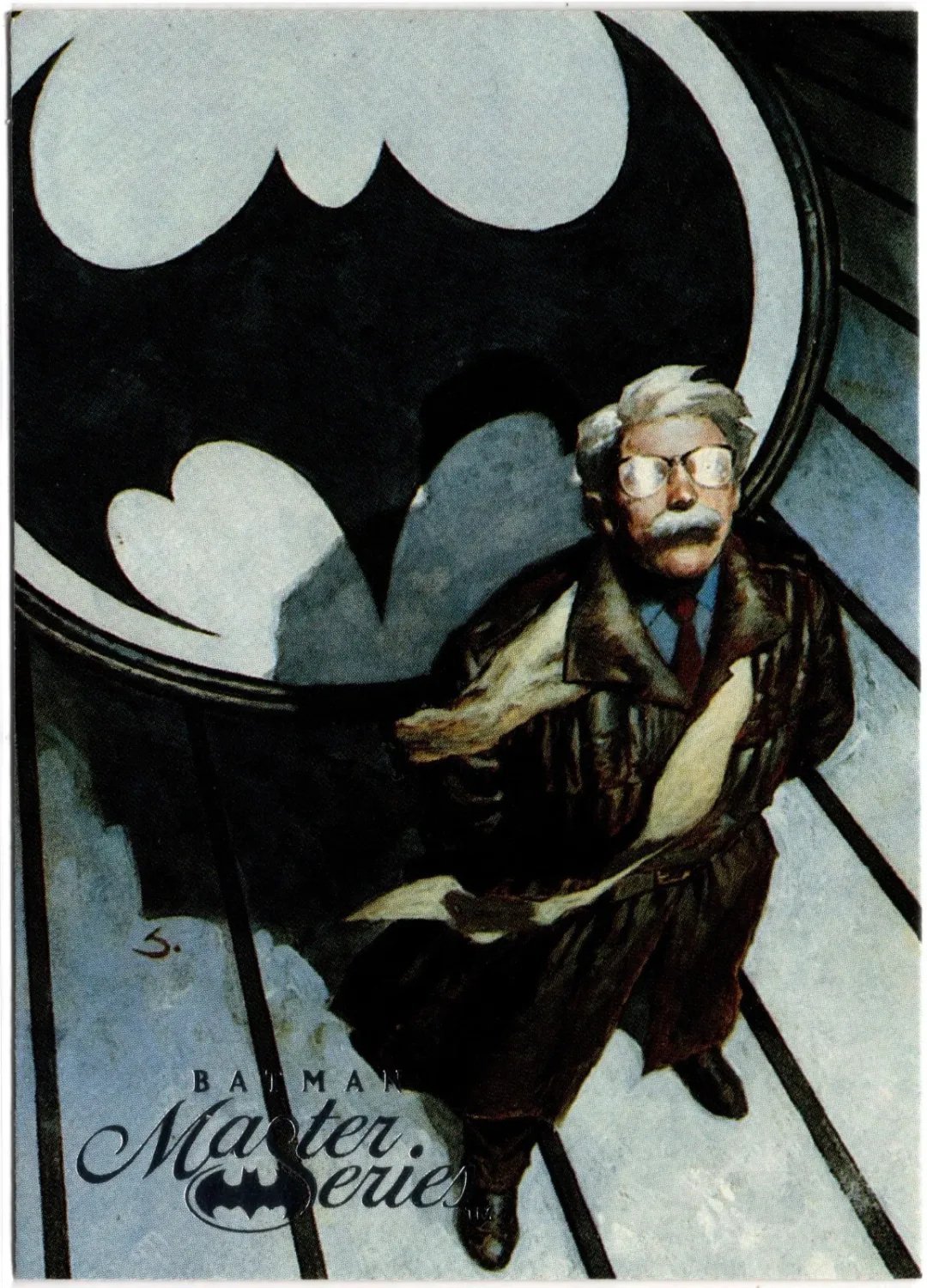 1995 DC Comics Fleer Skybox Batman Master Series Card #10 • Headquarters