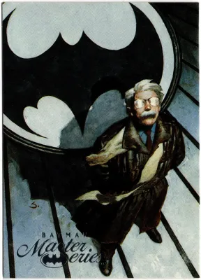 1995 DC Comics Fleer Skybox Batman Master Series Card #10 • Headquarters