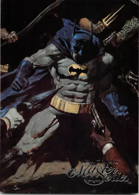 1995 DC Fleer Skybox Batman Master Series #34 Suspects.