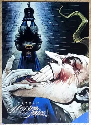 1995 Batman Master Series Card 18 DEATHTRAP.