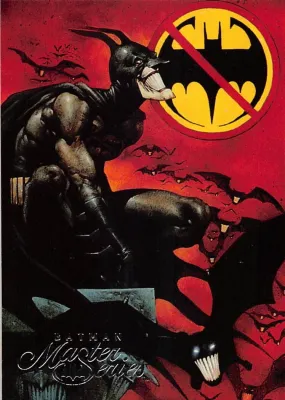 1995 DC Fleer Skybox Batman Master Series #36 Laughing Batty