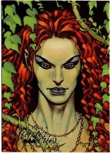 1995 DC Comics Fleer Skybox Batman Master Series Card #43 • Poison Ivy