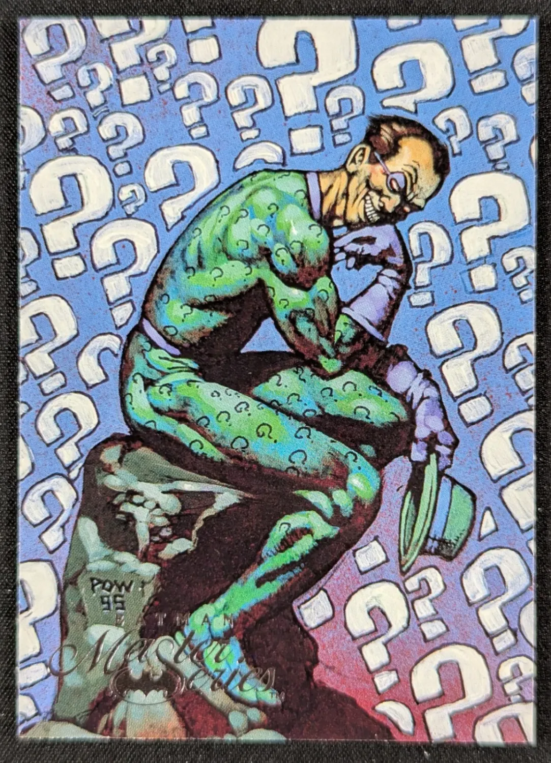 The Riddler Batman 1995 Master Series Skybox DC Card #44