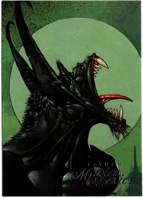 1995 DC Comics Fleer Skybox Batman Master Series Card #51 • Man-Bat